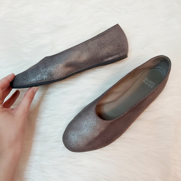 Eileen Fisher Silver Flats 8